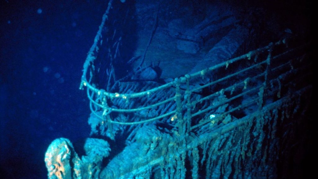 Revelan raras imágenes submarinas del Titanic