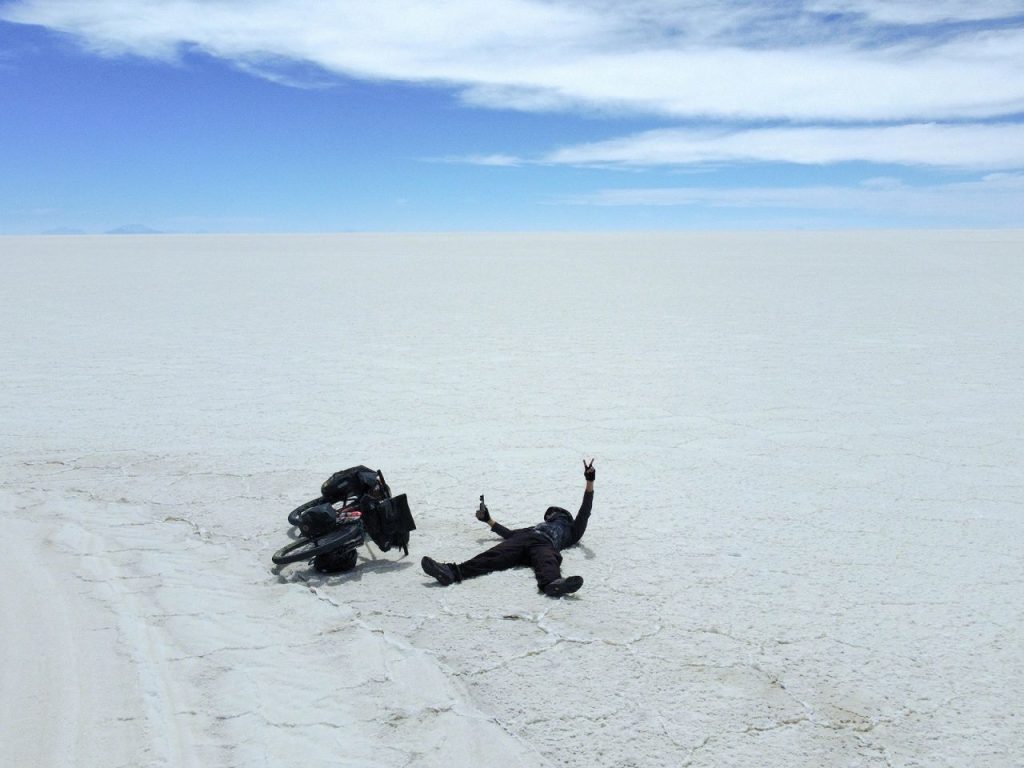 Este adolescente viajó en bicicleta de Alaska a Argentina