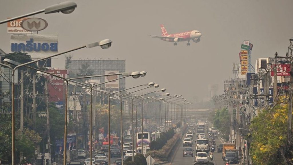 La contaminación del aire en el norte de Tailandia se convirtió en un problema turístico