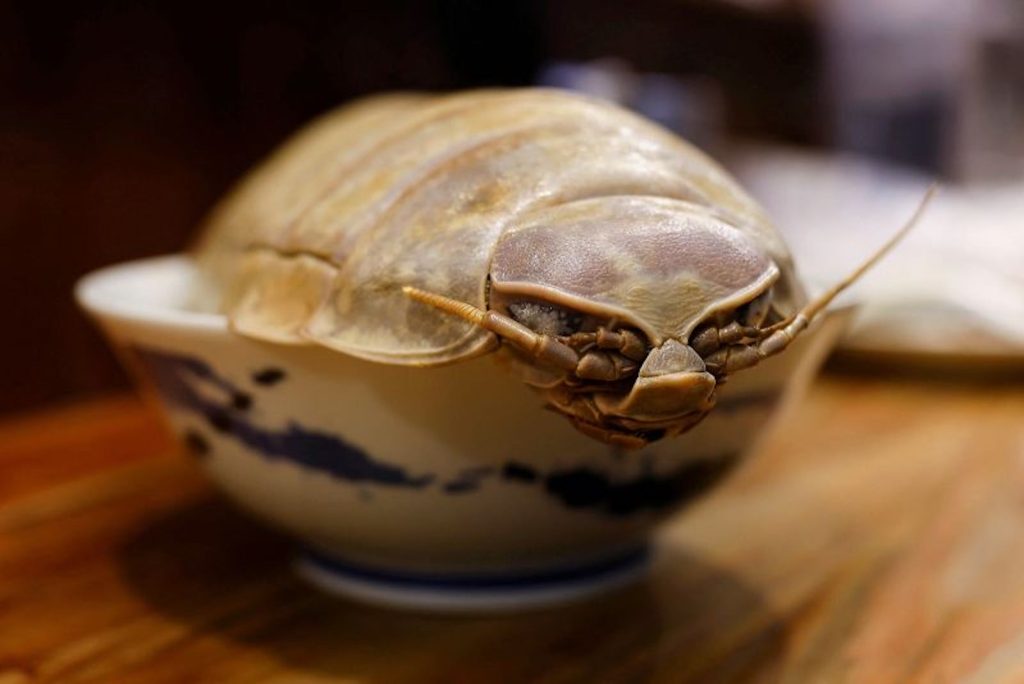 El nuevo plato de moda en Taipei es un ramen con un crustáceo de 14 patas