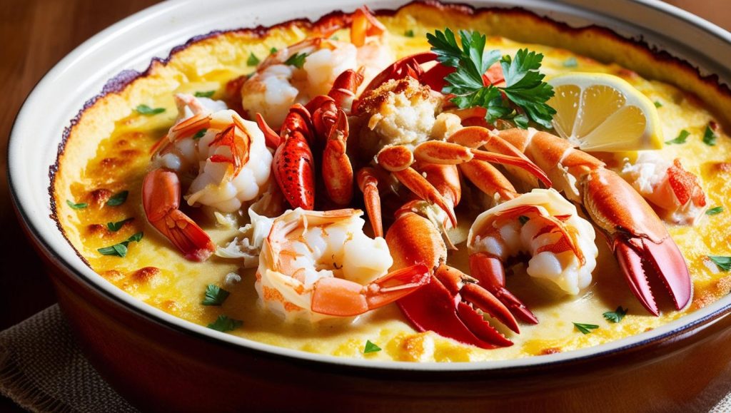 Cazuela de mariscos fotos reales