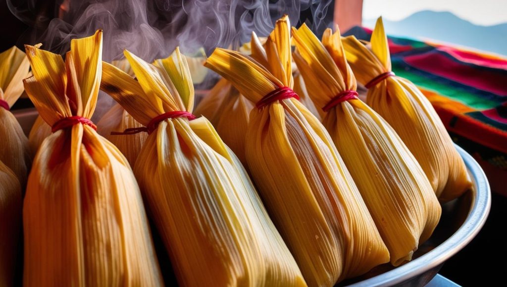 Tamales de la region andina