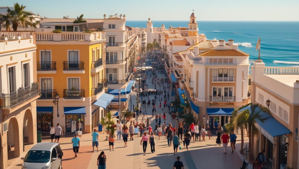 Benidorm (costa blanca, comunidad valenciana) foto real