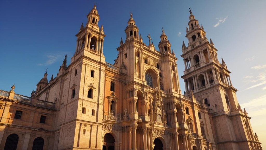 Catedral de sevilla y la giralda imagen real